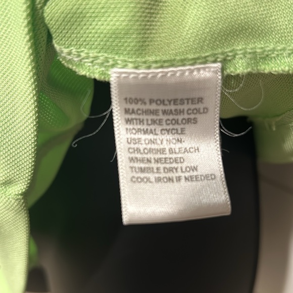 Green polo golf shirt - Picture 2 of 3